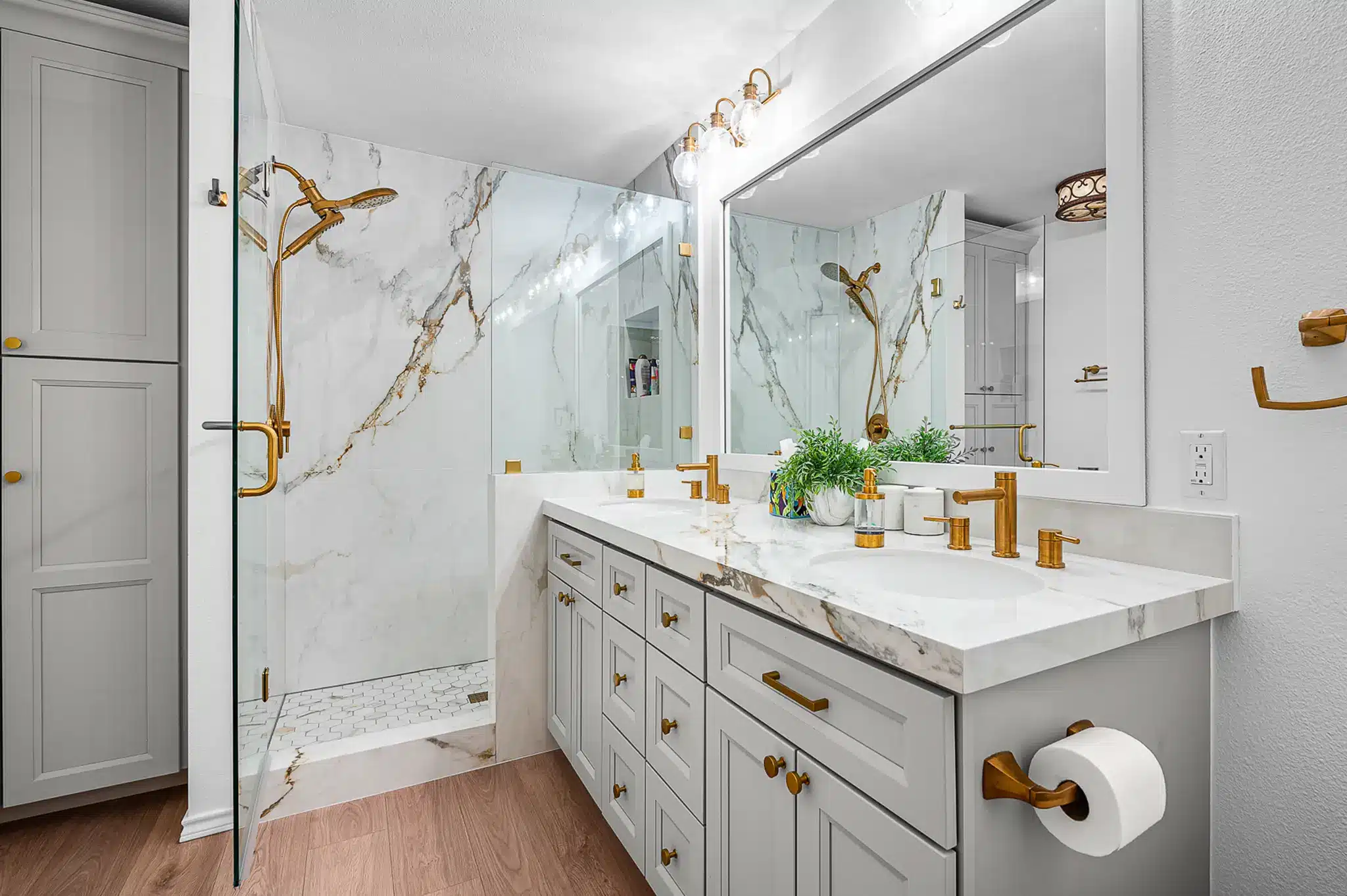 Before Master Bathroom Remodel in Coppell Texas